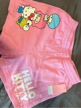 HELLO KITTY AND FRIENDS WOMENS SHORTSadorable pink...
